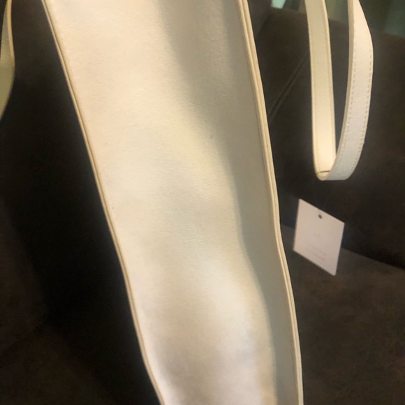 NWT RETAIL $69 Lauren Conrad Marshmallow Square Tote 14x12.4x3.3” - Picture 10 of 12